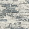 Обои Grandeco Asperia A 58102 Винил на флизелине (0,53*10,05) Белый/Серый, Кирпич