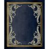 Обои Grandeco Icon 191502 Винил на флизелине (0,53*10,05) Синий, Вензель/Клетка