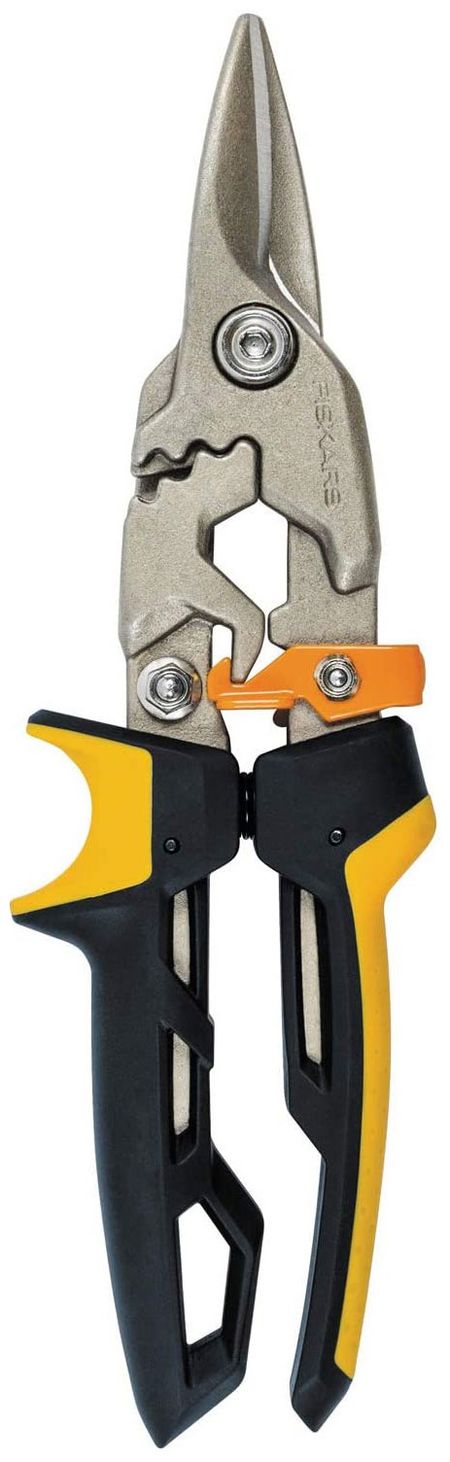 Ножницы Fiskars для металла прямые PowerGear 1027207 Ножницы Fiskars для металла прямые PowerGear 1027207