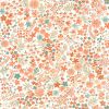Обои Caselio Flower Power 101863073 Винил на флизелине (0,53*10,05) Оранжевый, Цветы