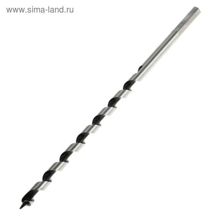 Сверло по дереву шнековое ТУНДРА, шестигранный хвостовик, 8×230 мм
