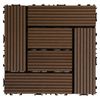 паркет садовый MasterDeck 300х300мм 11 штук (1м2) цвет венге