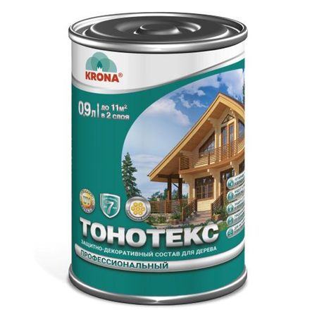 средство деревозащитное ТОНОТЕКС 0,9л бесцветный , арт. 66330703