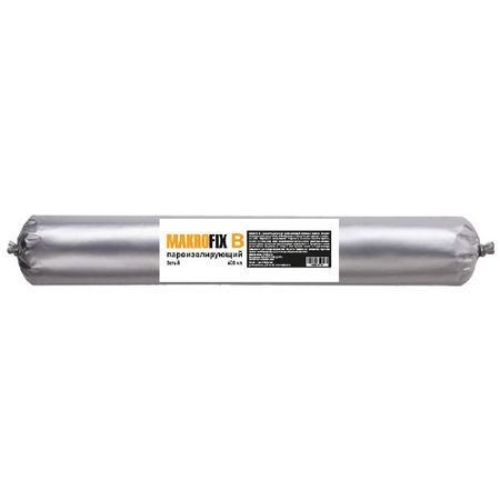 мастика пароизолирующая MAKROFIX B акрил-силиконовая белая 600мл, арт.1570