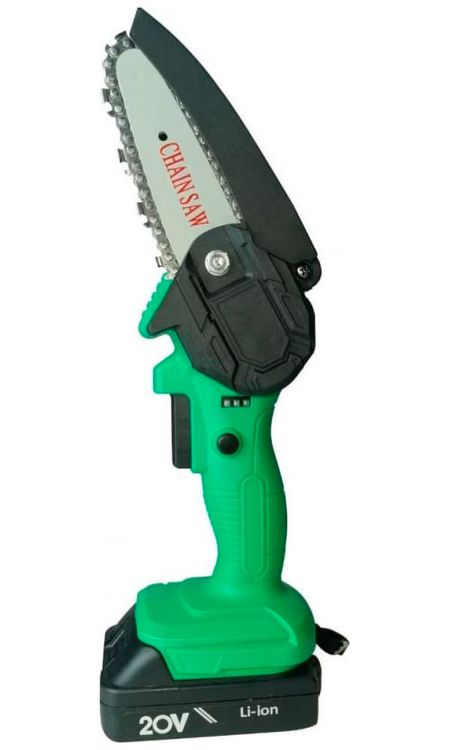 Пила цепная аккумуляторная Zitrek GreenSaw 20 (20В, 20Ач Li-ion аккум. 1шт, ЗУ) зеленый Пила цепная аккумуляторная Zitrek GreenSaw 20 (20В, 20Ач Li-ion аккум. 1шт, ЗУ) зеленый