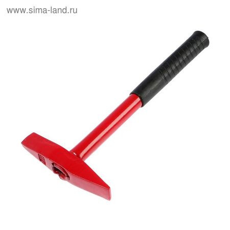 Молоток сварщика ЛОМ, металлическая обрезиненная рукоятка, 300 г