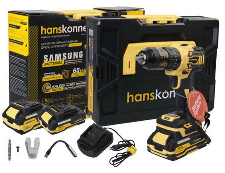 Дрель-шуруповерт Hanskonner HCD2065PRO Дрель-шуруповерт Hanskonner HCD2065PRO
