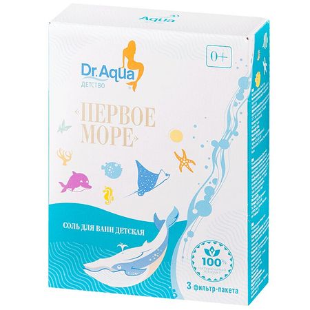 Др.аква Первое Море Соль Д/Ванн Детская 450Г