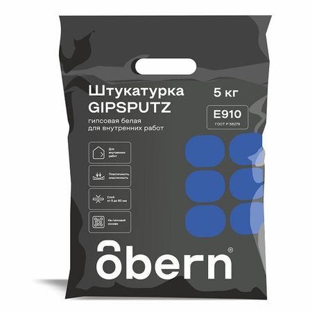 штукатурка гипсовая  GIPSPUTZ  OBERN 5кг