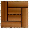 паркет садовый MasterDeck 300х300мм 11 штук (1м2)цвет тик