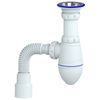 сифон для раковины UNICORN 1.1/4"х32 прикруч. выпуск с гибкой трубой 32х40/50мм