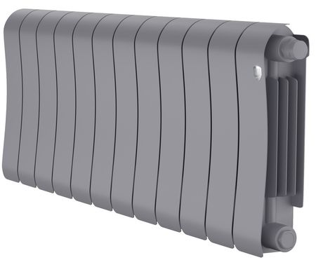 Биметаллический радиатор Royal Thermo Infinity 300 Silver Satin VR80 - 12 секц.