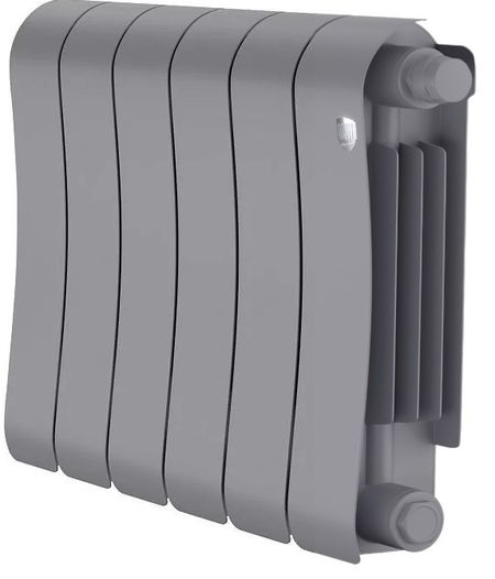Биметаллический радиатор Royal Thermo Infinity 300 Silver Satin VR80 - 6 секц.