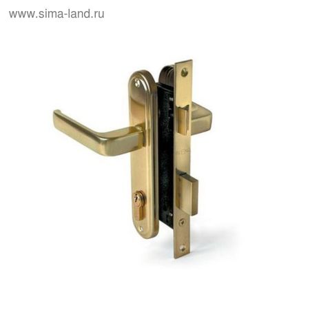 Замок врезной Apecs 1226/60-G, с ручкой, цвет золото