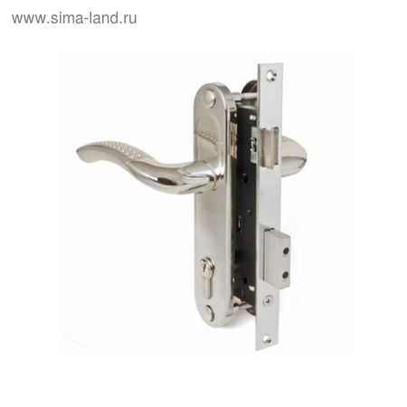 Замок врезной Apecs 1027/60-Ni/NIS(S), с ручкой, цвет никель, матовый никель