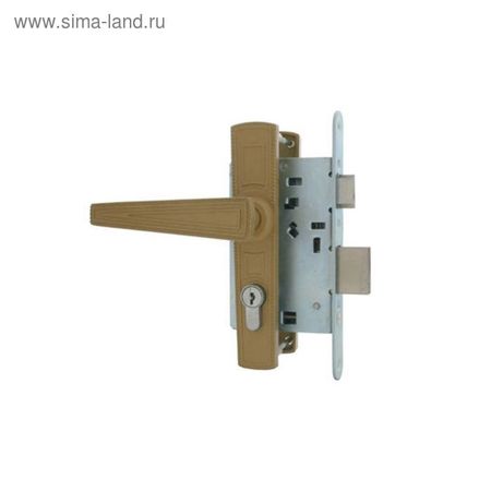 Замок врезной Димитровград «Зенит» ЗВ4-3.01, м/о 55 мм, с/руч, цвет золото