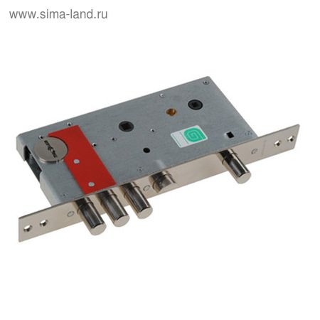 Замок врезной «Гардиан» 5015, с защелкой и задвижкой, б/накладки, 4 ключа