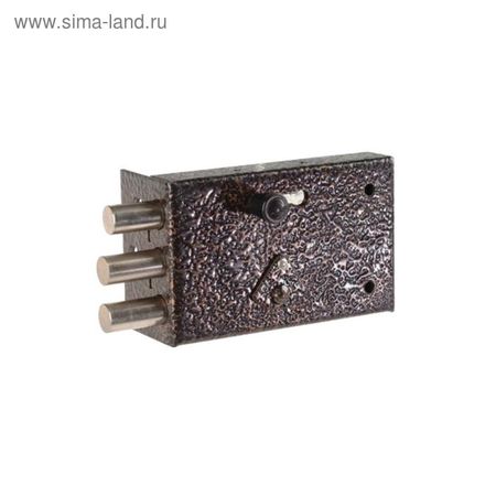 Замок накладной «Сенат» ЗНС3-5 М Соболь 128, 130×80×24 мм, б/о, 3 ключа