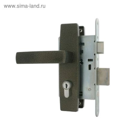 Замок врезной Д-град «Зенит» ЗВ4-3.04, с ручками, м/о 55, цвет бронза