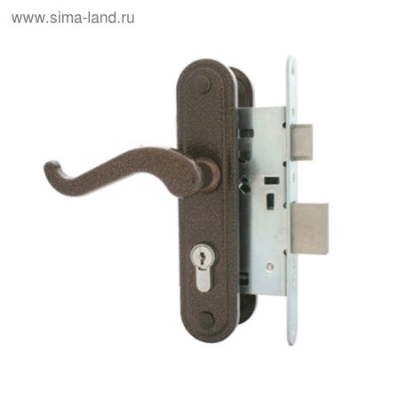 Замок врезной Д-град «Зенит» ЗВ4-3.02, с ручками, м/о 55, цвет медь