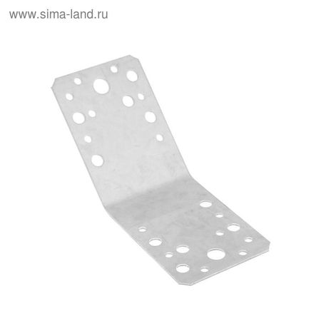 Уголок крепёжный ТУНДРА krep, 135х90х90х65х2 мм, ГОЦ, в упаковке 1 шт.