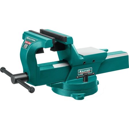 Тиски слесарные поворотные KRAFTOOL FORGE-180/230, с наковальней, сталь S45C, 180 мм