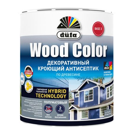 средство деревозащитное DUFA Wood Color база 3 0,81л бесцветное, арт.МП00-007351
