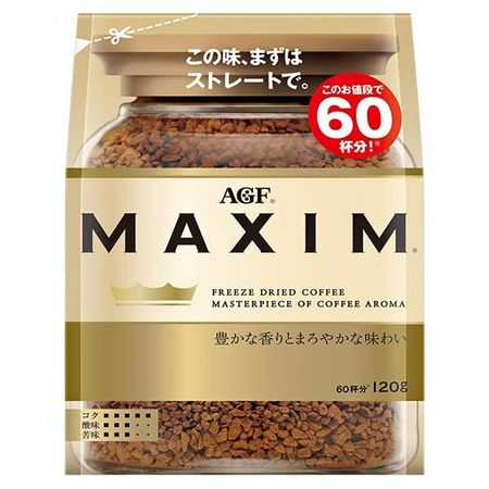 AGF Maxim 120g bag x 12 bags