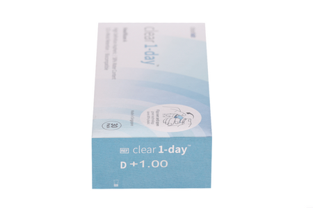 Линзы Clearlab Clear 1-day контактные R 8.7 (диоптрия +1,0), 30 шт