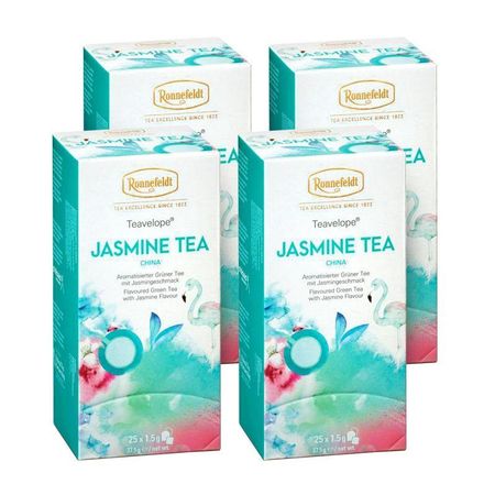 Ronnefeldt Jasmine Tea 25 Tea Bags x 4 Pack