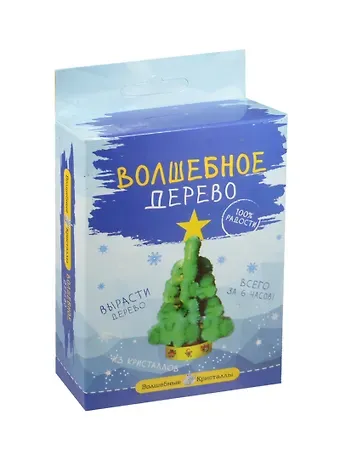 Волшебные кристаллы Елочка зеленая со звездой (cd-121g-1) (Моисеенко)