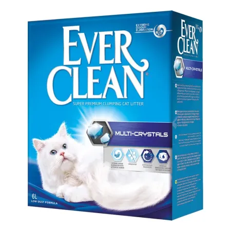 Наполнитель Ever Clean Multi Crystals комкующийся с мультикристаллами - 6 л