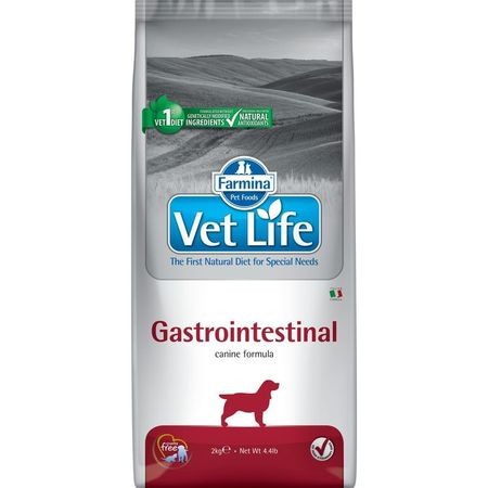 Сухой корм Farmina Vet Life Natural Diet Dog Gastro-Intestinal для собак при заболеваниях ЖКТ - 2 кг 3135₽