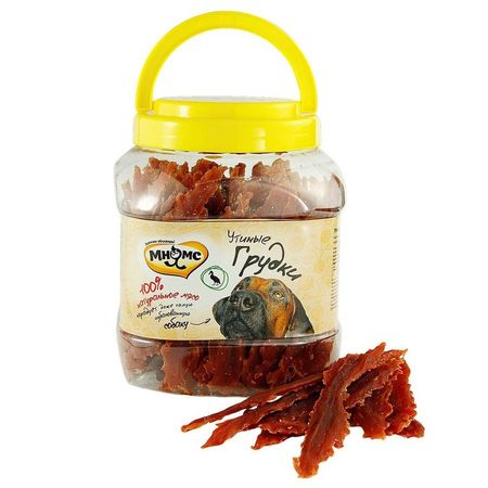 Мнямс лакомство для собак утиные грудки в банке - 800 г 2137₽