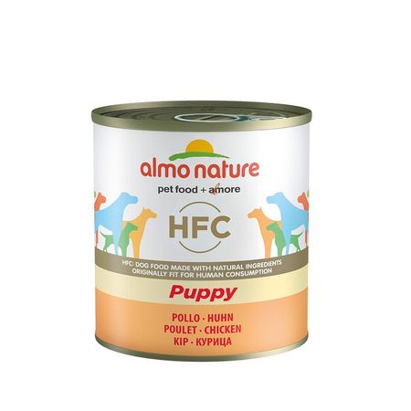 Almo Nature Classic Puppy Chicken влажный корм для щенков с КУРИЦЕЙ кусочки в бульоне в консервах - 280 г 1 шт 547₽