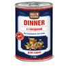 Solid Natura Dinner Говядина влажный корм для собак в жестяной банке 340 г х 12 шт