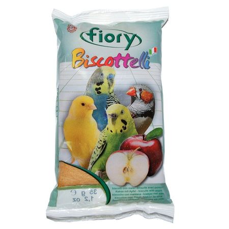 Бисквиты для птиц Fiory Biscottell с яблоком - 35 г 142₽