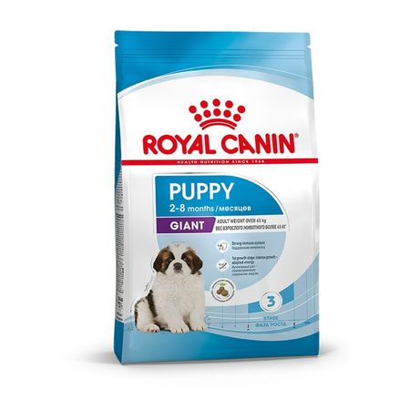 Royal Canin Giant Puppy полнорационный сухой корм для щенков гигантских пород с 2 до 8 месяцев 10587₽