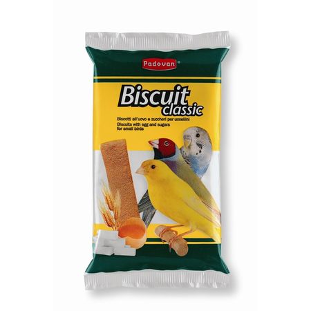 Лакомство бисквит Padovan Biscuit classic для декоративных птиц сладкие яичные - 30 г 219₽