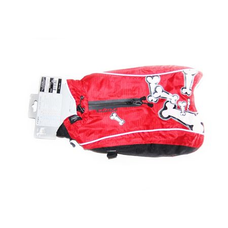 Rogz попона утепленная длина спины собаки красная 40x56x40 см 3289₽