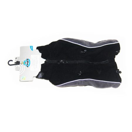 Rogz попона из флиса длина спины собаки черная 25x36x26 см 1277₽