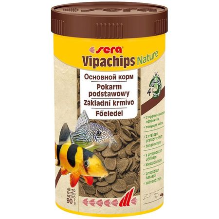 Sera Vipachips Корм для сомов и донных рыб - 90 г 1012₽