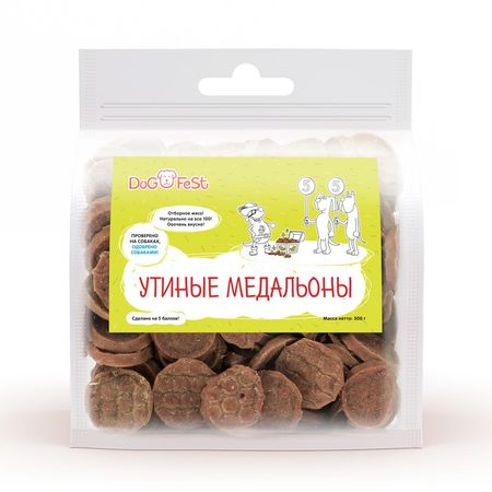 Dog Fest Утиные медальоны для собак 500 г