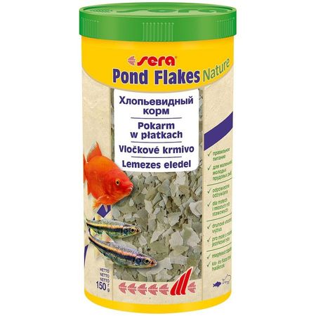 Sera Pond Flakes Корм для прудовых рыб - 1 л 661₽