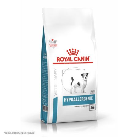 Royal Canin Hypoallergenic HSD 24 Small Dog полнорационный сухой корм для взрослых собак мелких пород при пищевой аллергии или непереносимости диетический 5856₽