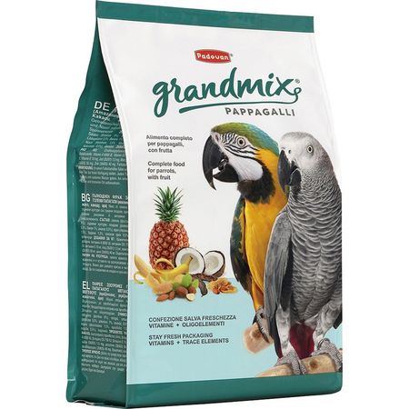Корм Padovan Grandmix pappagalli для крупных попугаев комплексный основной