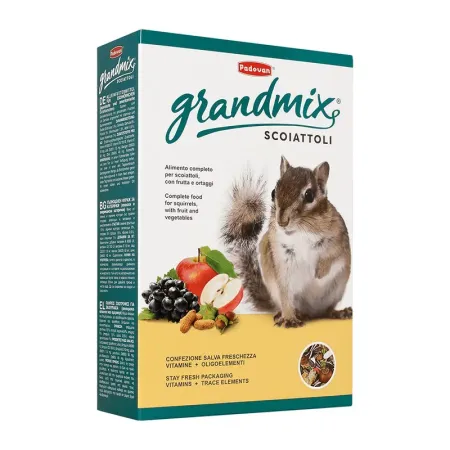 Корм Padovan Grandmix scoiattoli для белок и бурундуков комплексный основной - 750 г 792₽