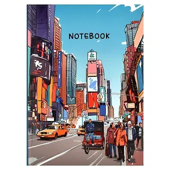 Записная книжка А6 80л кл. "ГОРОД" тв.переплёт, полноцв.печать, выб.УФ-лак, мат.ламинация