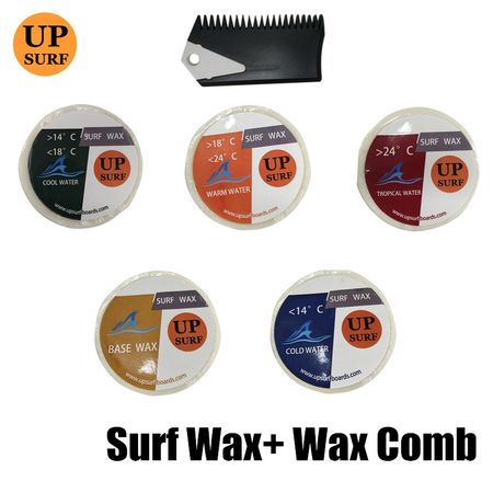 surf natural wax comb+base/warm/tropical/cool/cold Water Wax Surfboard wax ...