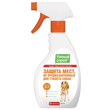 Apicenna Умный Спрей Защита мест не предназначенных для туалета собак - 200 мл 354₽